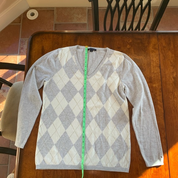 Tommy Hilfiger Diamond Print cotton sweater - Picture 3 of 5